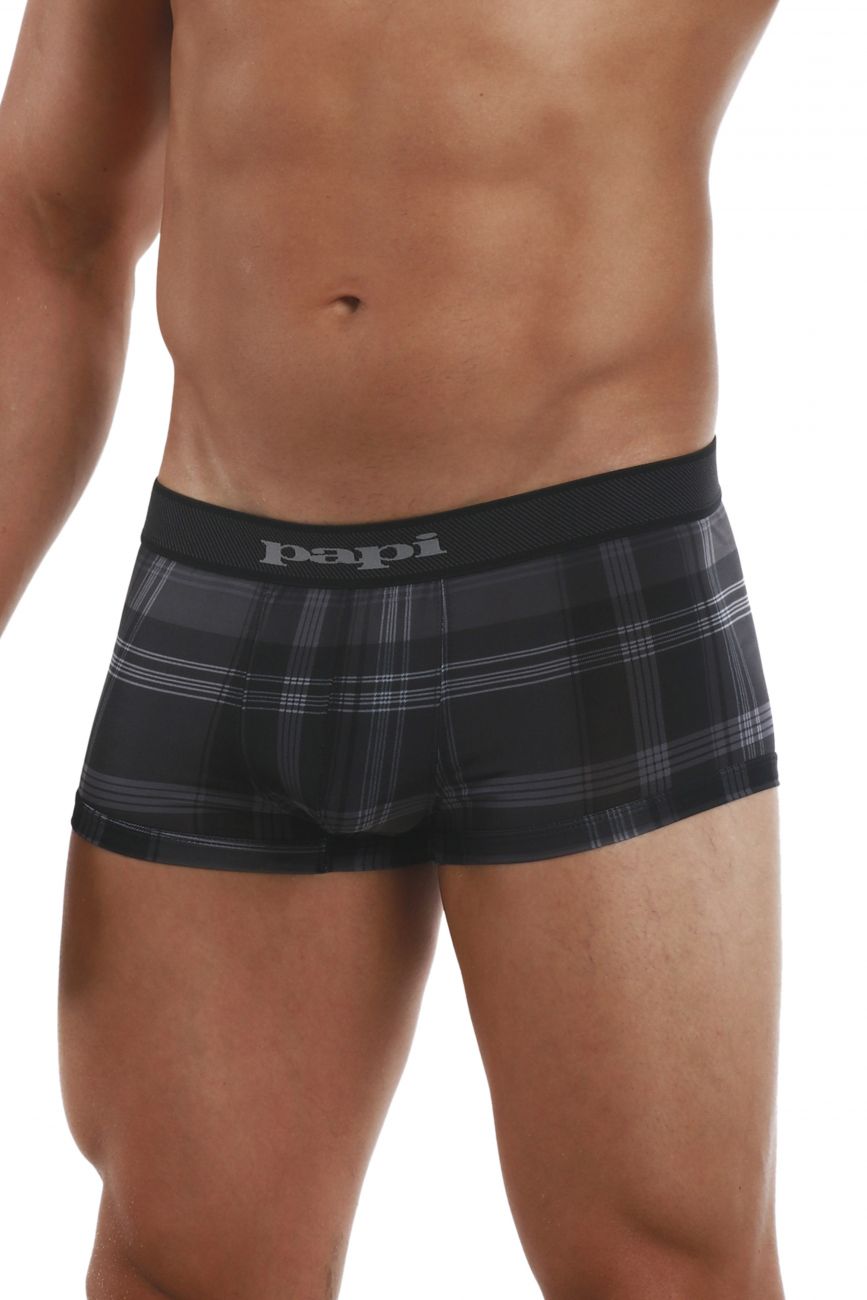 Papi 626182-962 Cool2 2PK Solid-Print Brazilian Trunks Farbe Schwarz-Grau Papi 626182-962 Cool2 2PK Solid-Print Brazilian Trunks Farbe Schwarz-Grau