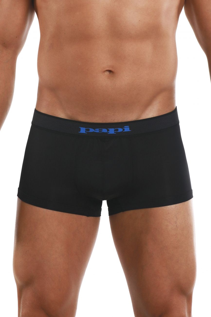 Papi 626182-968 Cool2 Lot de 2 boxers brésiliens à imprimé uni Couleur Noir-Bleu Papi 626182-968 Cool2 Lot de 2 boxers brésiliens à imprimé uni Couleur Noir-Bleu