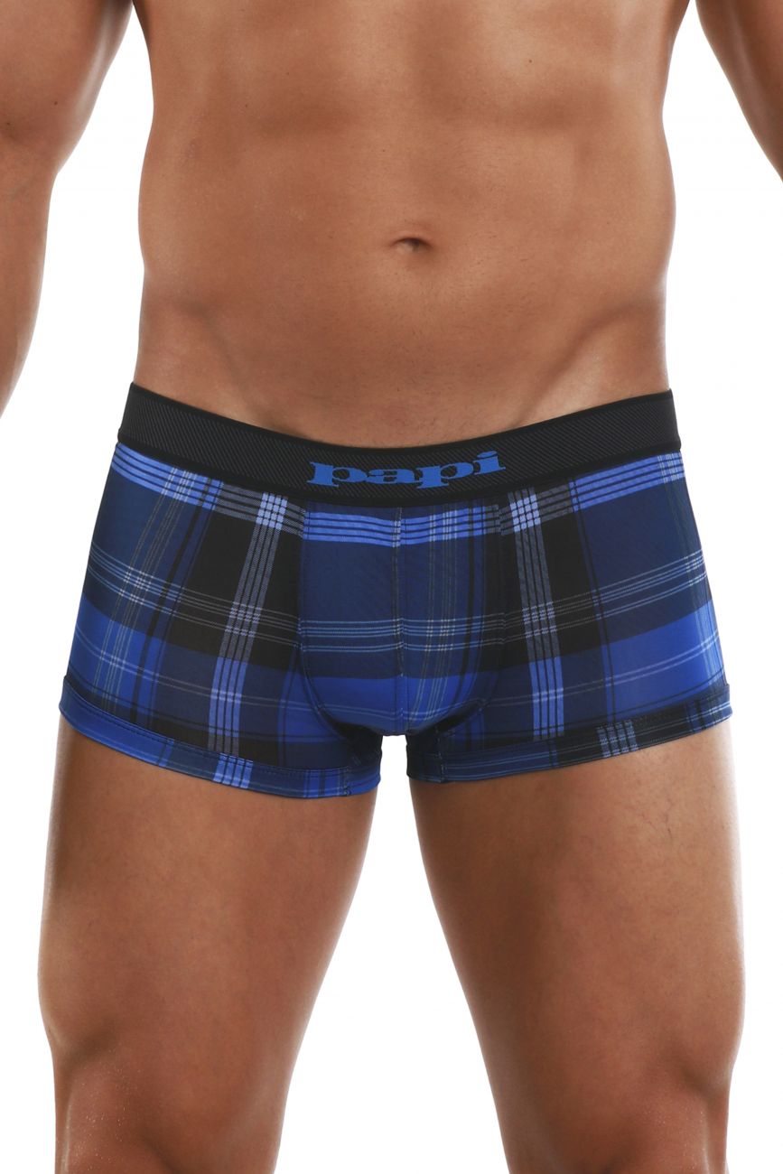 Papi 626182-968 Cool2 Lot de 2 boxers brésiliens à imprimé uni Couleur Noir-Bleu Papi 626182-968 Cool2 Lot de 2 boxers brésiliens à imprimé uni Couleur Noir-Bleu