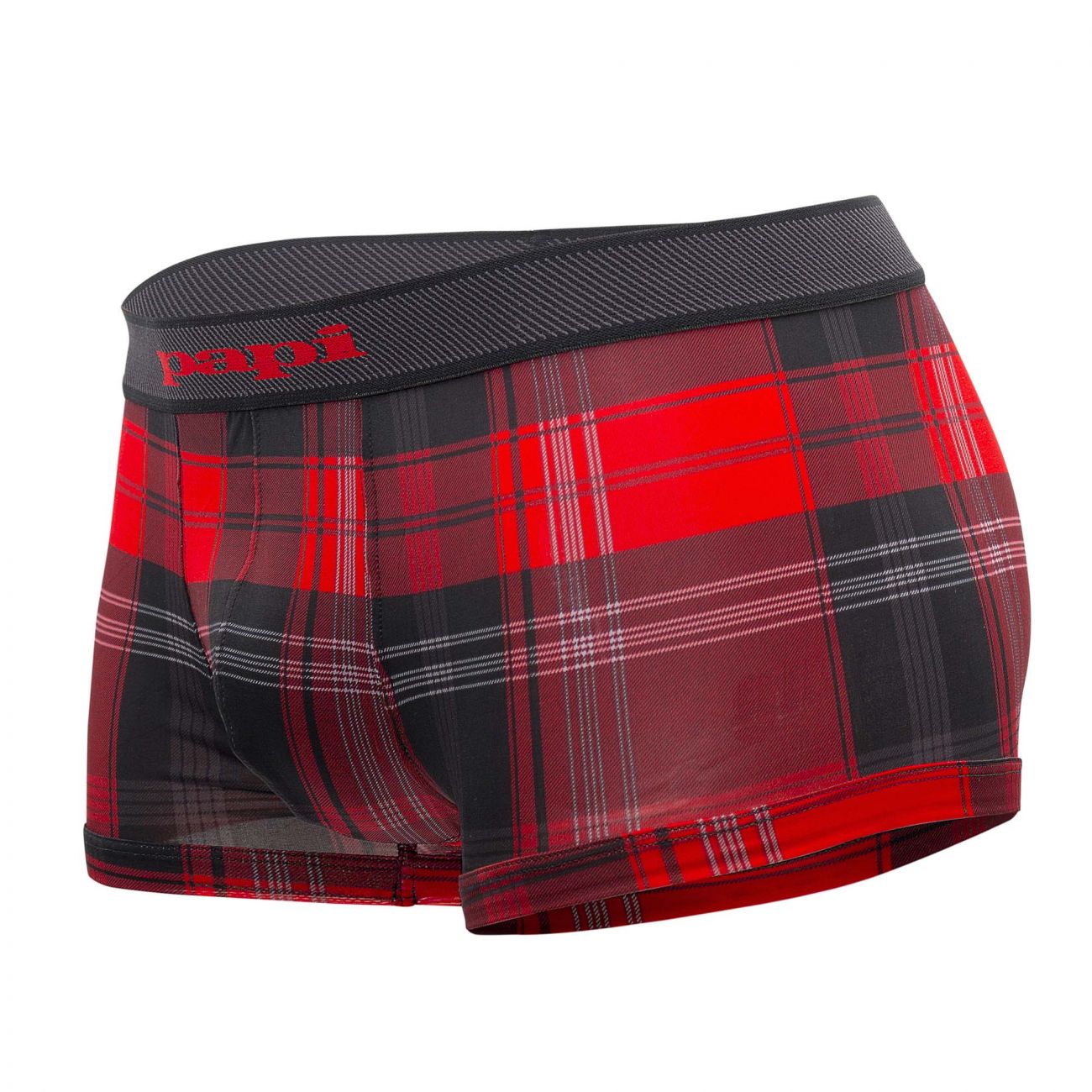 Papi 626182-982 Cool2 2PK Solid-Print Brazilian Trunks Farbe Schwarz-Rot Papi 626182-982 Cool2 2PK Solid-Print Brazilian Trunks Farbe Schwarz-Rot