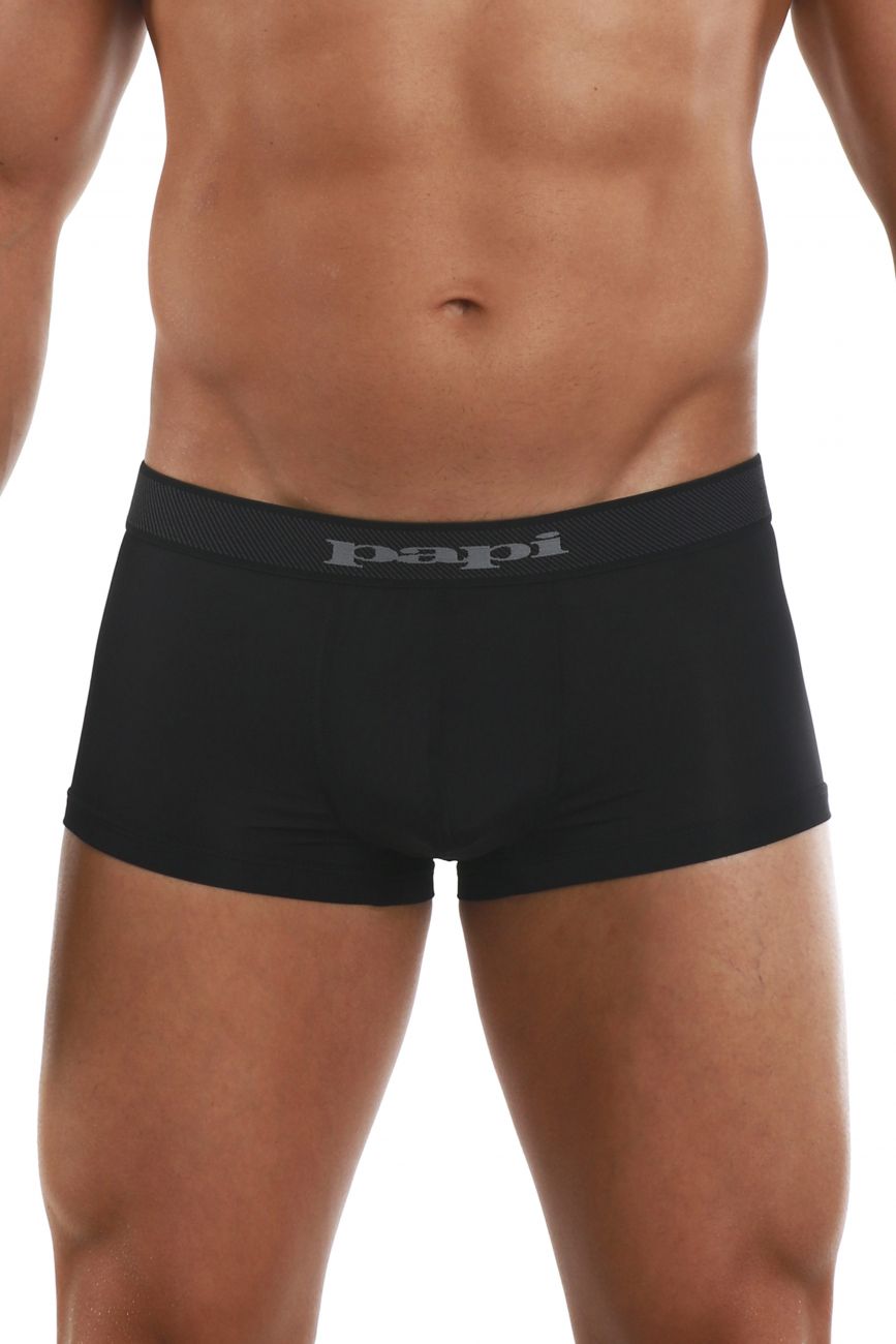 Papi 626183-962 Cool2 Lot de 2 boxers brésiliens à imprimé uni Couleur Noir-Gris Papi 626183-962 Cool2 Lot de 2 boxers brésiliens à imprimé uni Couleur Noir-Gris