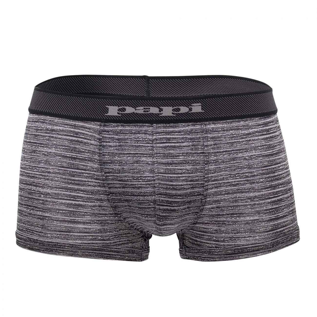 Papi 626183-962 Cool2 Lot de 2 boxers brésiliens à imprimé uni Couleur Noir-Gris Papi 626183-962 Cool2 Lot de 2 boxers brésiliens à imprimé uni Couleur Noir-Gris