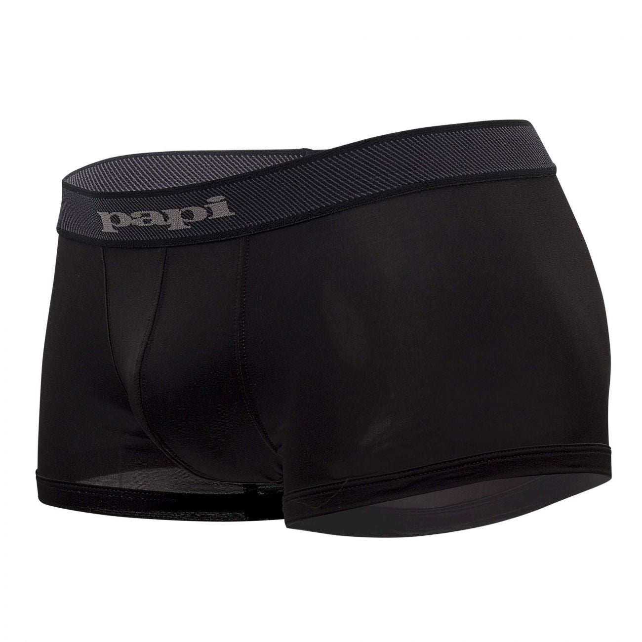 Papi 626183-962 Cool2 Lot de 2 boxers brésiliens à imprimé uni Couleur Noir-Gris Papi 626183-962 Cool2 Lot de 2 boxers brésiliens à imprimé uni Couleur Noir-Gris