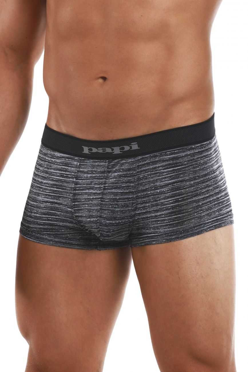 Papi 626183-962 Cool2 Lot de 2 boxers brésiliens à imprimé uni Couleur Noir-Gris Papi 626183-962 Cool2 Lot de 2 boxers brésiliens à imprimé uni Couleur Noir-Gris