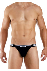 Jockstrap Papi 705910-001 3PK 1X1 côtelé Couleur Noir