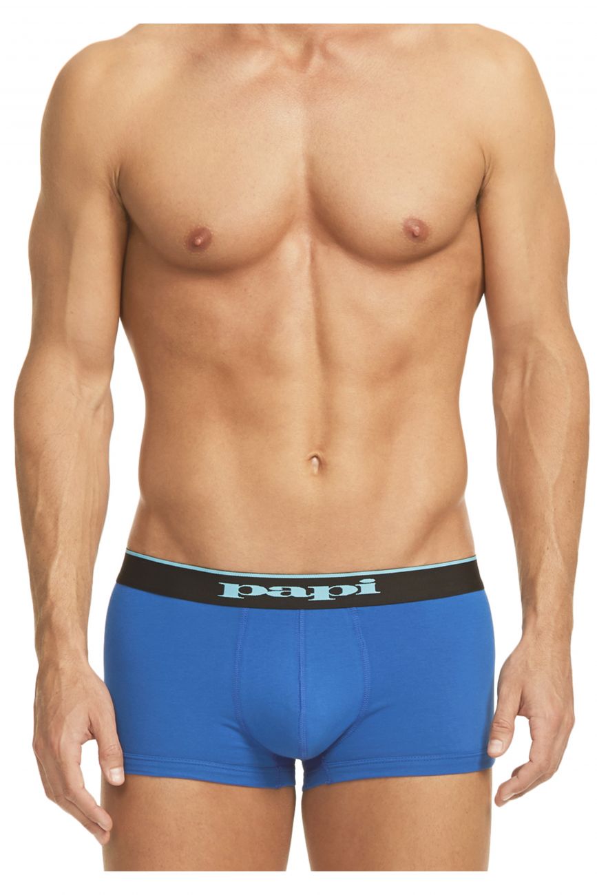 Papi 980501-941 3PK Cotton Stretch Brazilian Solids Farbe Schwarz-Kobalt-Blau Papi 980501-941 3PK Cotton Stretch Brazilian Solids Farbe Schwarz-Kobalt-Blau