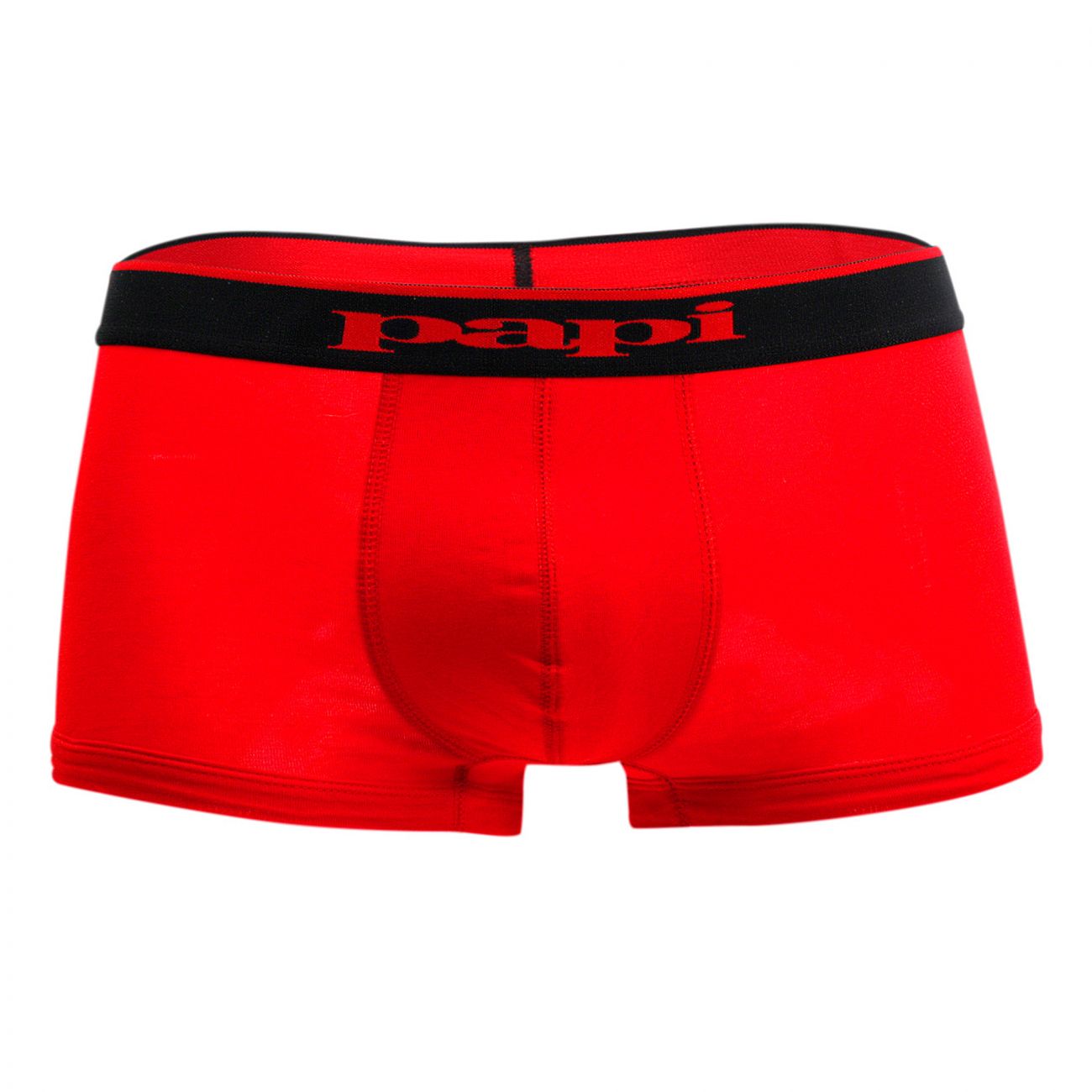 Papi 980501-950 Lot de 3 slips brésiliens en coton extensible Couleur rouge-gris-noir Papi 980501-950 Lot de 3 slips brésiliens en coton extensible Couleur rouge-gris-noir