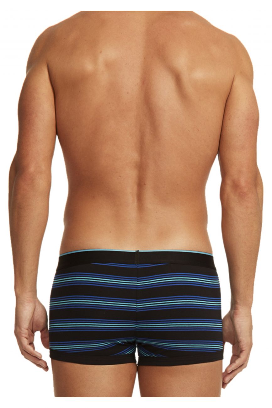 Papi 980503-969 3PK Cotton Stretch Brazilian Yarndye Band Stripe Color Turquoise-Black Papi 980503-969 3PK Cotton Stretch Brazilian Yarndye Band Stripe Color Turquoise-Black