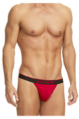 Papi 980902-950 Lot de 3 strings en coton extensible Couleur rouge-gris-noir