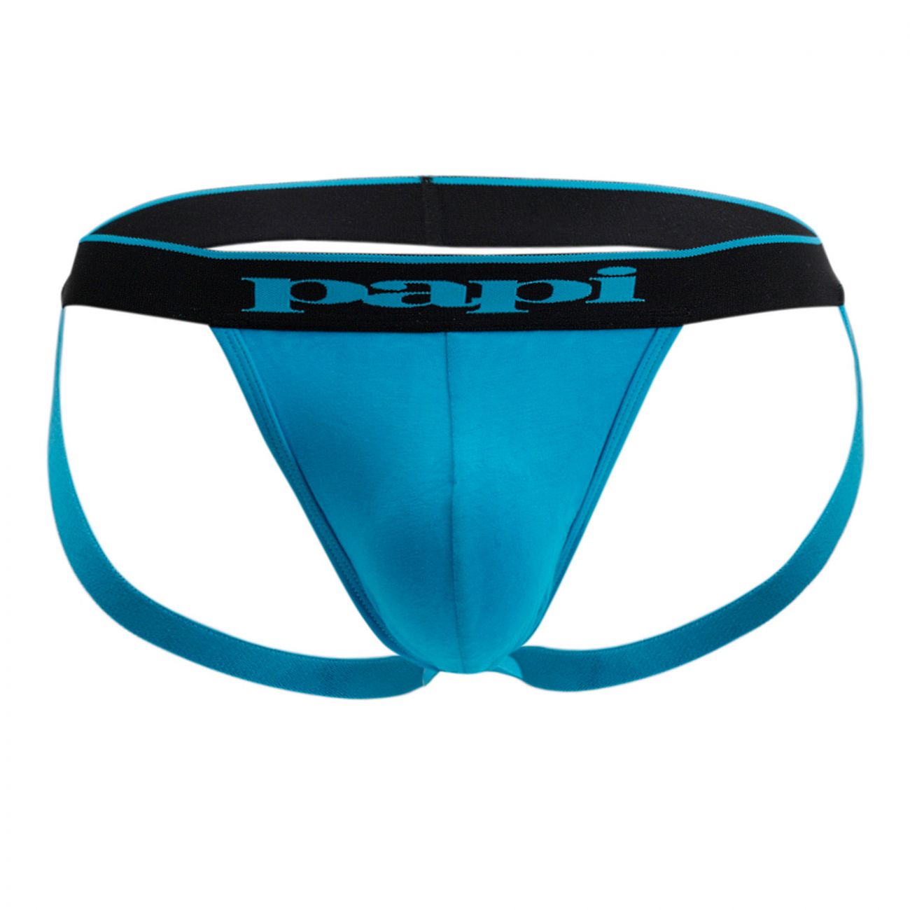Papi 980911-941 3PK Cotton Stretch Jockstrap Farbe Schwarz-Kobalt-Blau Papi 980911-941 3PK Cotton Stretch Jockstrap Farbe Schwarz-Kobalt-Blau