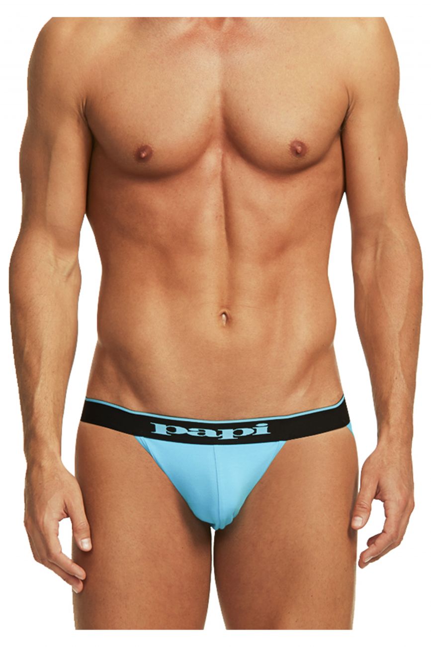 Papi 980911-941 3PK Cotton Stretch Jockstrap Farbe Schwarz-Kobalt-Blau Papi 980911-941 3PK Cotton Stretch Jockstrap Farbe Schwarz-Kobalt-Blau