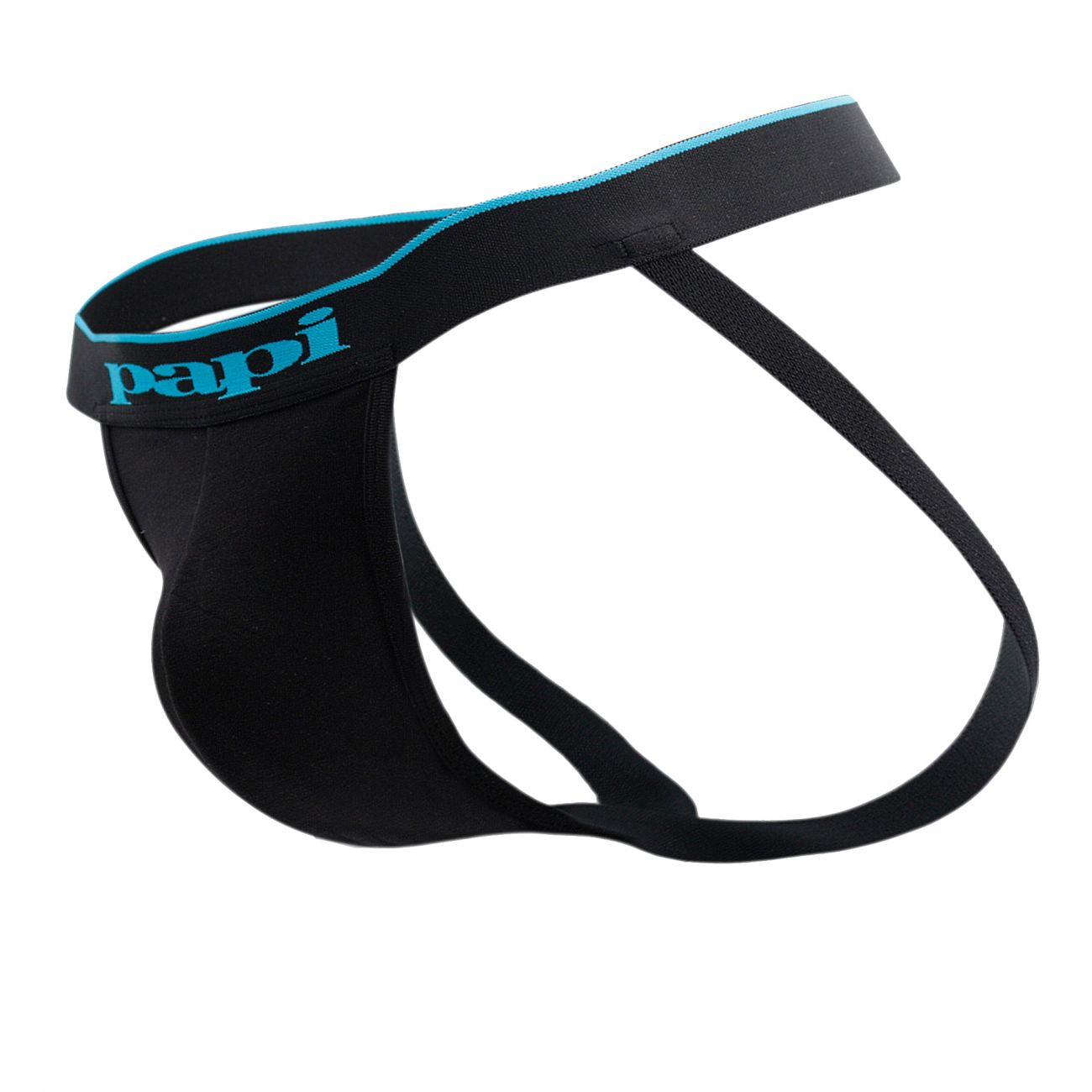 Papi 980911-941 3PK Cotton Stretch Jockstrap Farbe Schwarz-Kobalt-Blau Papi 980911-941 3PK Cotton Stretch Jockstrap Farbe Schwarz-Kobalt-Blau