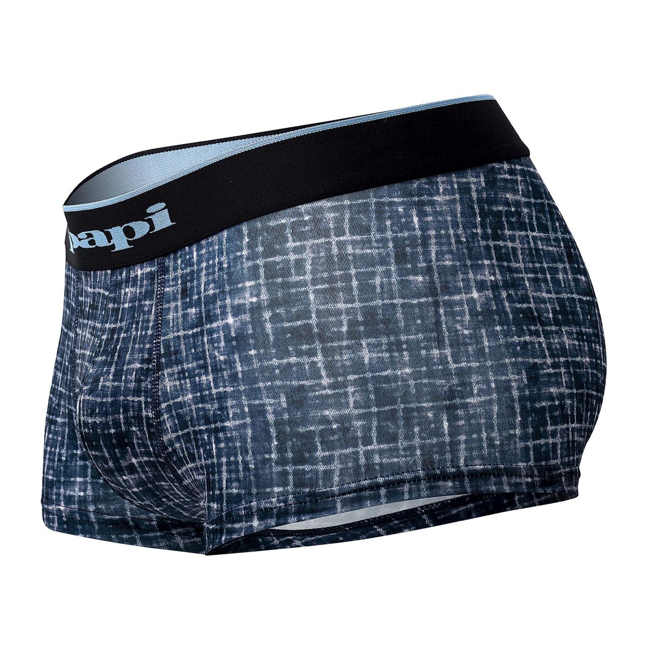 Papi UMPA048 Lot de 2 slips brésiliens en microflex Couleur Bleu-Texture Papi UMPA048 Lot de 2 slips brésiliens en microflex Couleur Bleu-Texture