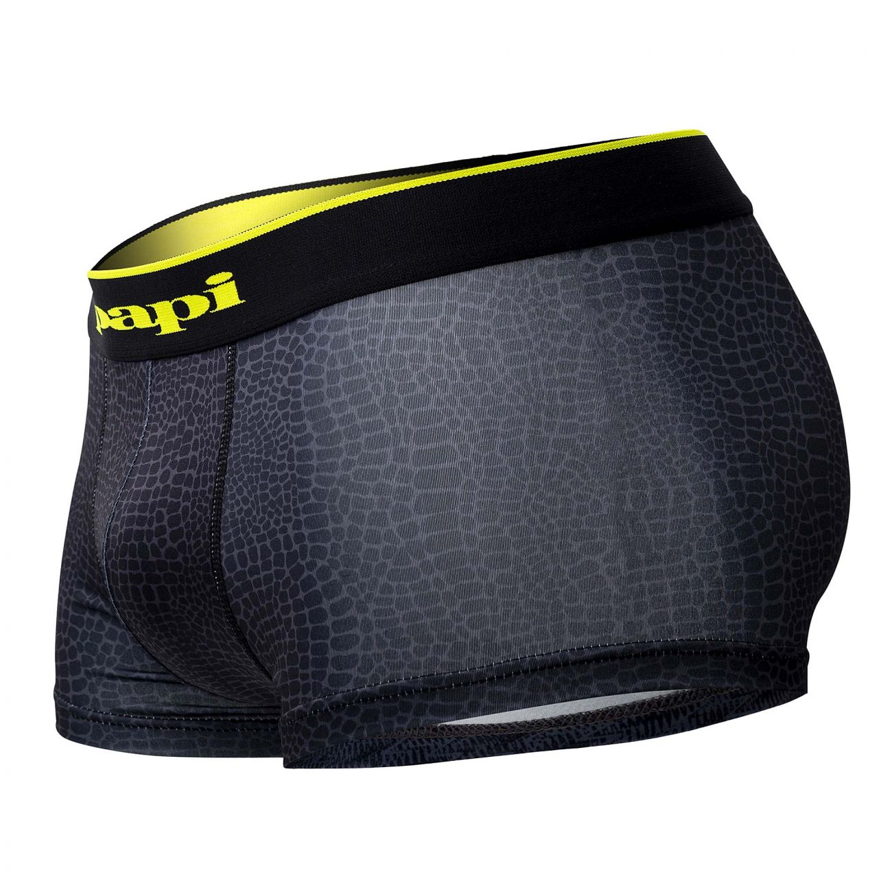 Papi UMPA048 Lot de 2 slips brésiliens Microflex couleur anthracite-léopard Papi UMPA048 Lot de 2 slips brésiliens Microflex couleur anthracite-léopard