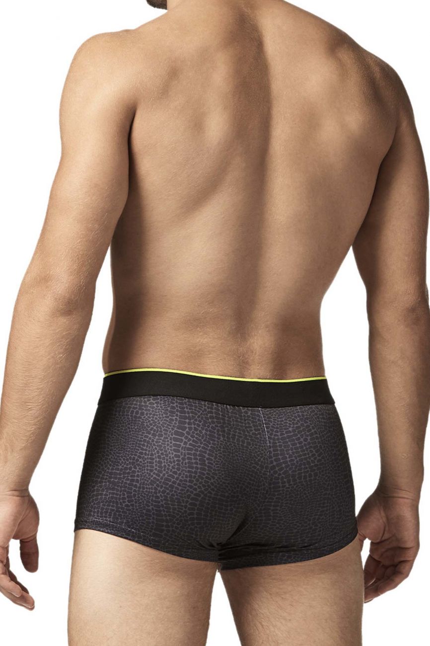 Papi UMPA048 Lot de 2 slips brésiliens Microflex couleur anthracite-léopard Papi UMPA048 Lot de 2 slips brésiliens Microflex couleur anthracite-léopard