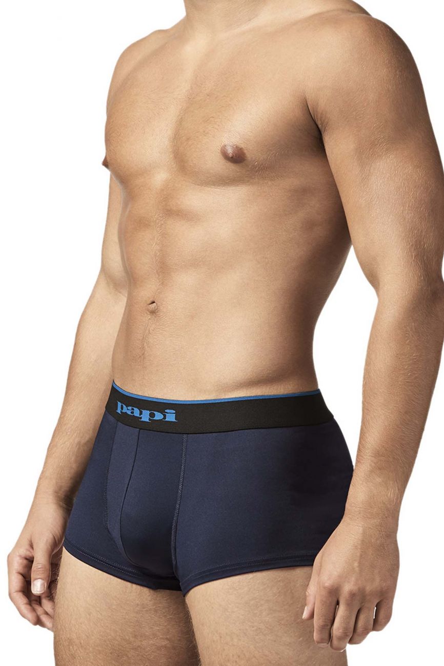 Papi UMPA048 Lot de 2 slips brésiliens en microflex couleur bleu sarcelle-léopard Papi UMPA048 Lot de 2 slips brésiliens en microflex couleur bleu sarcelle-léopard