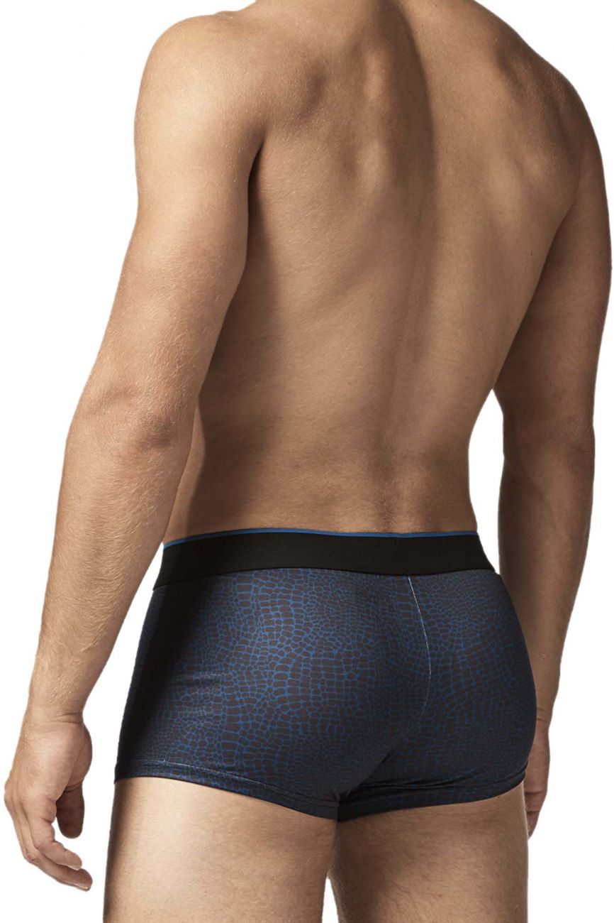 Papi UMPA048 Lot de 2 slips brésiliens en microflex couleur bleu sarcelle-léopard Papi UMPA048 Lot de 2 slips brésiliens en microflex couleur bleu sarcelle-léopard