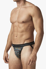 Jockstrap Papi UMPA108 2PK Microflex Performance Couleur Noir-Bleu