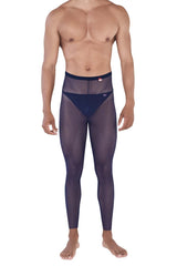 Pikante PIK 0336 Manhood Long Johns Tongs Couleur Bleu Foncé