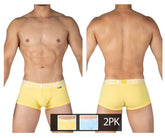 Structure privée EPUT4386 Pride 2PK Boxer taille moyenne Couleur Jaune-Bleu
