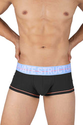 Private Structure MOUX4103 Mo Lite Mid Waist Trunks Farbe Schwarz