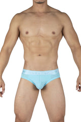 Mini slip taille moyenne en bambou Private Structure PBUT4378 Couleur cyan vif