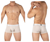 Short taille moyenne en bambou Private Structure PBUT4379, couleur sable blanchi