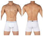 Boxer taille moyenne en bambou Private Structure PBUT4380 Couleur Blanc brillant