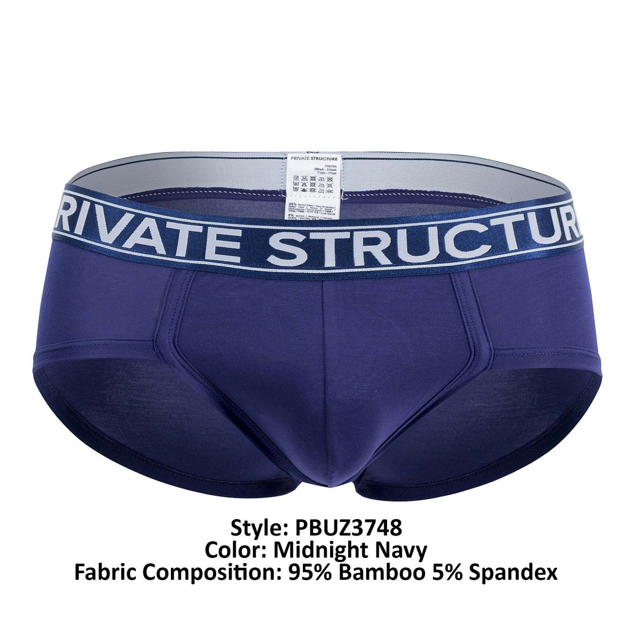 Private Structure PBUZ3748 Platinum Bamboo Briefs Color Midnight Navy Private Structure PBUZ3748 Platinum Bamboo Briefs Color Midnight Navy