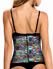 TrueShapers 1041 Latexfreier Taillenmieder, Farbe 04-Print