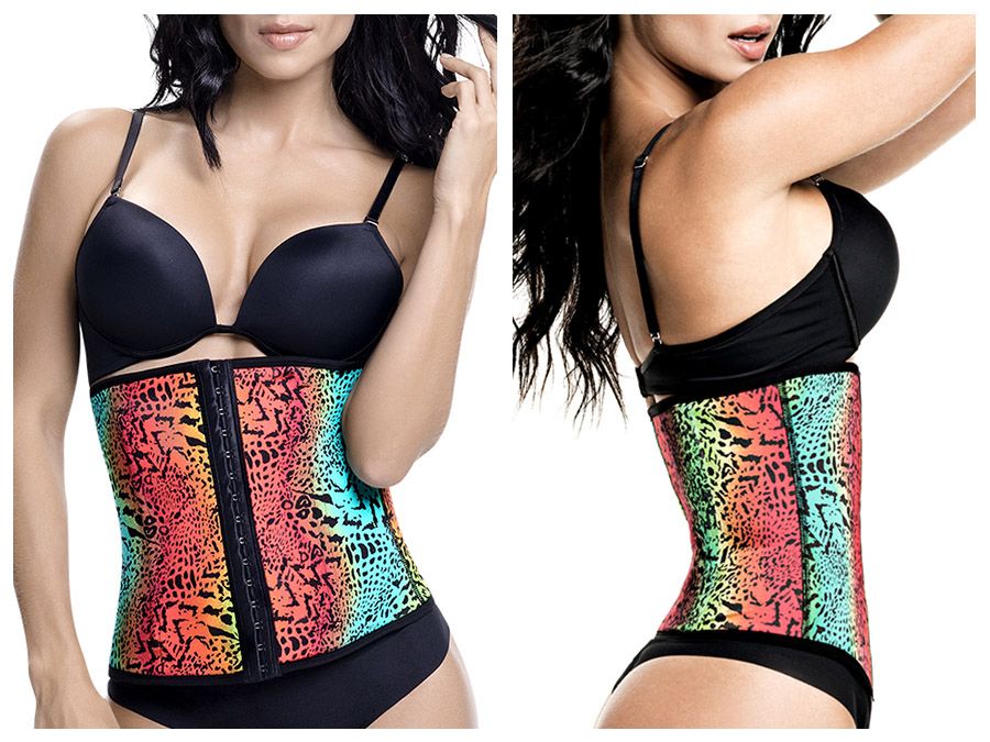 TrueShapers 1062 Latexfreier Workout-Taillenmieder, Farbe 01-Print