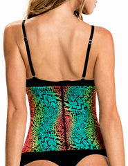 TrueShapers 1062 Latexfreier Workout-Taillenmieder, Farbe 01-Print