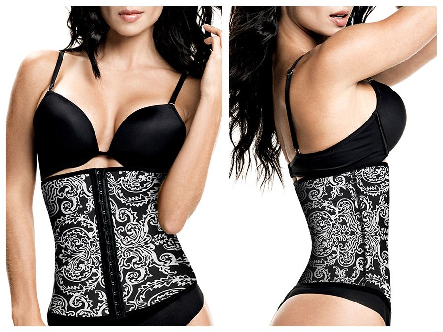 TrueShapers 1062 Latexfreier Workout-Taillenmieder, Farbe 02-Print