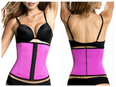 TrueShapers 1063 Latexfreier Workout-Taillenmieder, Farbe Fuchsia