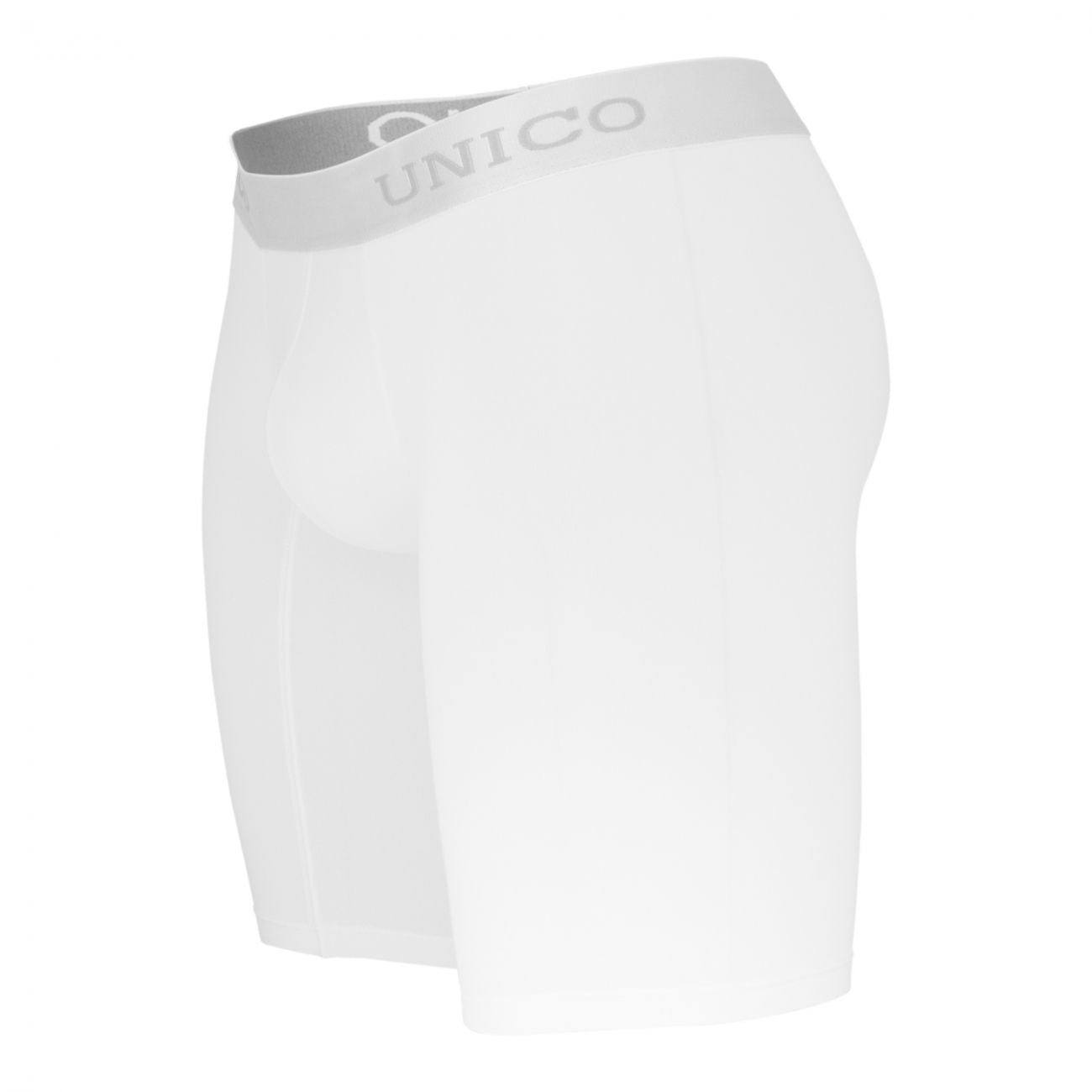 Unico 1200100300 (1212010030300) Boxer Briefs Cristalino Microfiber Color White Unico 1200100300 (1212010030300) Boxer Briefs Cristalino Microfiber Color White