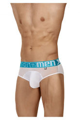 Slip en maille Peekaboo Xtremen 91059 Couleur Blanc