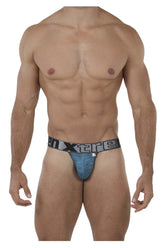 Bikini en microfibre Xtremen 91070 couleur pétrole