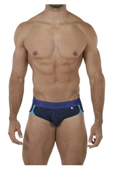 Slip de sport en microfibre Xtremen 91071 Couleur Bleu foncé