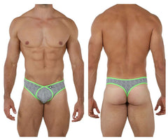 Tongs en microfibre Jacquard Xtremen 91077 Couleur Gris