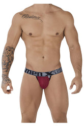Bikini en microfibre jacquard Xtremen 91081 Couleur Rouge