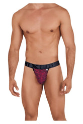 Bikini en maille microfibre Xtremen 91098 Couleur Rouge