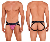 Jockstrap en maille microfibre Xtremen 91099 Couleur rose