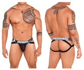 Jockstrap en dentelle Xtremen 91118 Couleur Noir