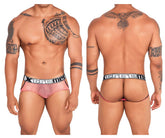 Jockstrap en dentelle Xtremen 91119 Couleur corail