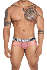 Jockstrap en dentelle Xtremen 91119 Couleur corail