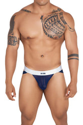 Jockstrap en maille Xtremen 91134 Couleur bleu foncé