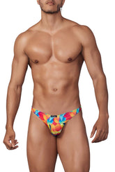Xtremen 91145 Bedruckter Mikrofaser-Bikini, Farbe Rainbow Prism