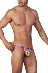 Bikini en microfibre imprimé Xtremen 91145 Couleur Rainbow Prism