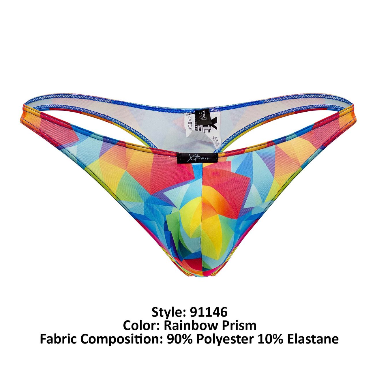 Tongs en microfibre imprimées Xtremen 91146 Couleur Rainbow Prism Tongs en microfibre imprimées Xtremen 91146 Couleur Rainbow Prism