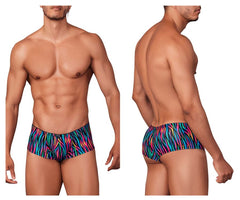 Boxer en microfibre imprimé Xtremen 91147 Color Disco Zebra